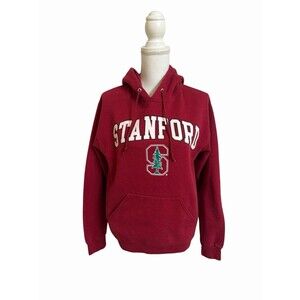 Stanford University Adult Unisex Small S Red Hooded Sweatshirt Hoodie